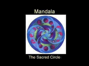 Mandala The Sacred Circle Mandalas A symbol of