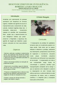 DESENVOLVIMENTO DE INTELIGNCIA ROBTICA PARA RESGATE EEEFM HEITOR