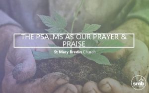 THE PSALMS AS OUR PRAYER PRAISE St Mary