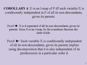 COROLLARY 4 D is an Imap of P