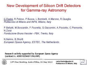 New Development of Silicon Drift Detectors for Gammaray