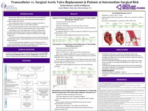 Transcatheter vs Surgical Aortic Valve Replacement in Patients