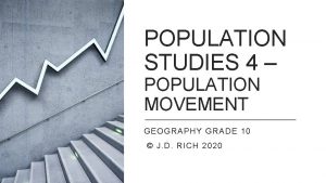 POPULATION STUDIES 4 POPULATION MOVEMENT GEOGRAPHY GRADE 10