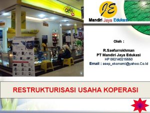 Mandiri Jaya Edukasi Oleh R Saefurrokhman PT Mandiri