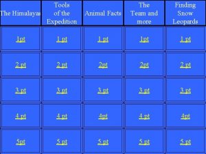 Tools The Himalayas of the Expedition Animal Facts