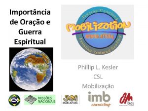 Importncia de Orao e Guerra Espiritual Phillip L