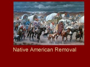 Native American Removal Chart on Trail of Tears