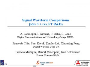 Signal Waveform Comparisons Rev 3 rev FT RD