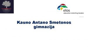 Kauno Antano Smetonos gimnazija Gimnazijos siekis sukurti skms