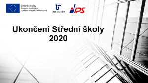 Ukonen Stedn koly 2020 Pedstaven Dobr den kad