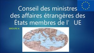 Conseil des ministres des affaires trangres des tats