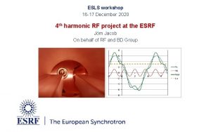 ESLS workshop 16 17 December 2020 4 th