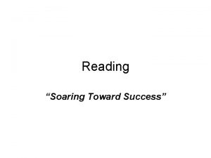 Reading Soaring Toward Success Test Taking Strategies Search