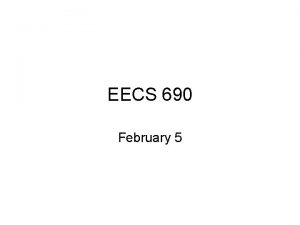 EECS 690 February 5 Privacy as a social