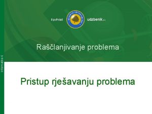 Sys Print udzbenik hr Informatika 6 Ralanjivanje problema