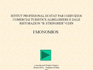 ISTITUT PROFESIONAL DI STAT PAR I SERVIZIOS COMERCIAI