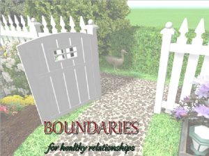 BOUNDARIES for healthy relationships GALATIANS 6 2 5