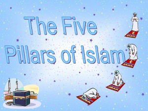Islam has five basic duties which Muslims must