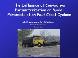 The Influence of Convective Parameterization on Model Forecasts