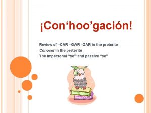 Conhoogacin Review of CAR GAR ZAR in the