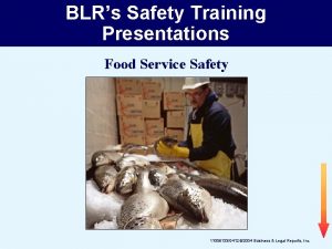 BLRs Safety Training Presentations Food Service Safety 110061330412