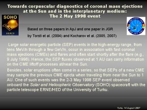 Towards corpuscular diagnostics of coronal mass ejections at