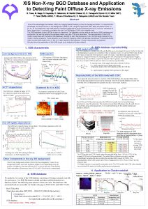 XIS NonXray BGD Database and Application to Detecting