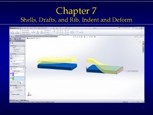 Chapter 7 Shells Drafts and Rib Indent and