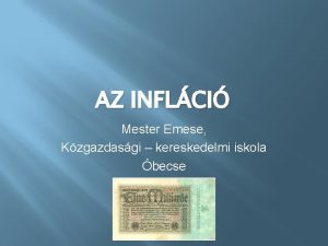 AZ INFLCI Mester Emese Kzgazdasgi kereskedelmi iskola becse