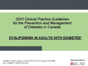 2003 Clinical Practice Guidelines for the Prevention and