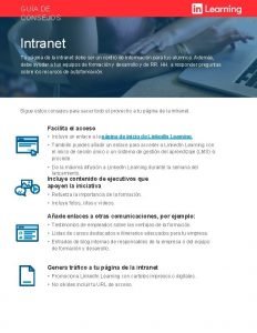 GUA DE CONSEJOS Intranet Tu pgina de la