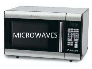 MICROWAVES Microwave Oven Pretest What do you already