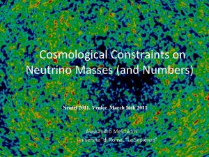 Cosmological Constraints on Neutrino Masses and Numbers Neutel