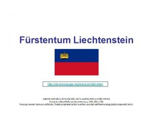 Frstentum Liechtenstein http de wikivoyage orgwikiLiechtenstein Frstentum Liechtenstein