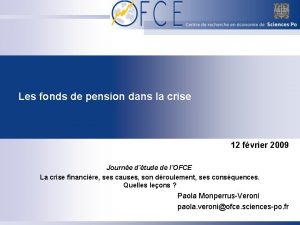 Les fonds de pension dans la crise 12