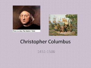 Christopher Columbus 1451 1506 Personal information He was