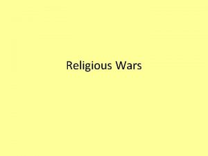 Religious Wars Religious Struggle 1500 1550 s struggle