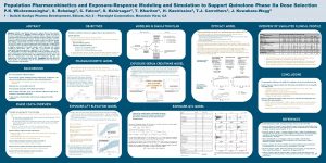 Population Pharmacokinetics and ExposureResponse Modeling and Simulation to