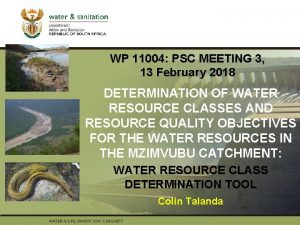 WP 11004 PSC MEETING 3 13 February 2018