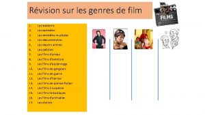 Rvision sur les genres de film 1 2