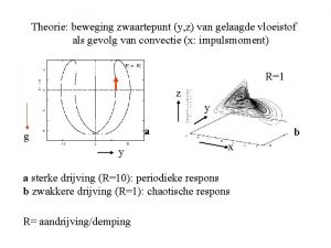 Theorie beweging zwaartepunt y z van gelaagde vloeistof