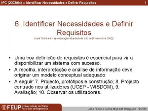 IPC 200304 Identificar Necessidades e Definir Requisitos 1