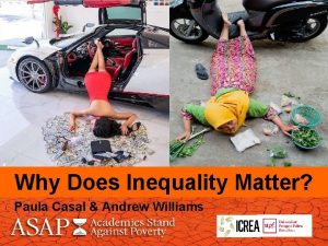 Paula Casal Why Does Inequality Matter Paula Casal