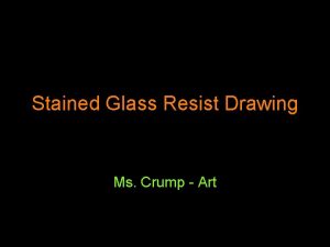 Stained Glass Resist Drawing Ms Crump Art Background