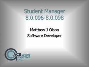 Student Manager 8 0 096 8 0 098