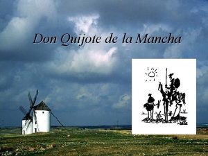 Don Quijote de la Mancha Publicacin El ingenioso