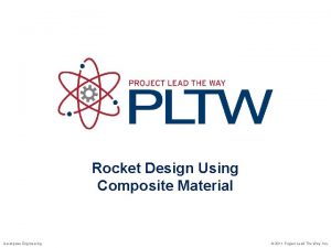 Rocket Design Using Composite Material Aerospace Engineering 2011
