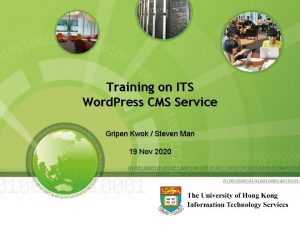 Training on ITS Word Press CMS Service Gripen