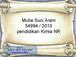 Mutia Suci Arani 54994 2010 pendidikan Kimia NR