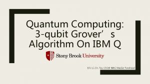 Quantum Computing 3 qubit Grovers Algorithm On IBM